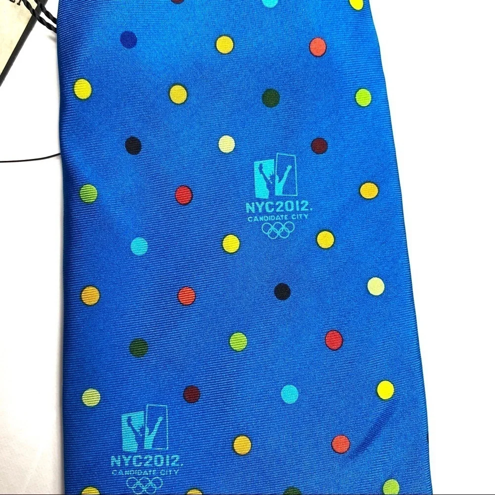 NWT Nicole Miller NYC Marathon Olympic Silk Ties
